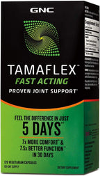 GNC TamaFlex Fast Acting, Apoyo Articular, 120 Cápsulas Vegetarianas