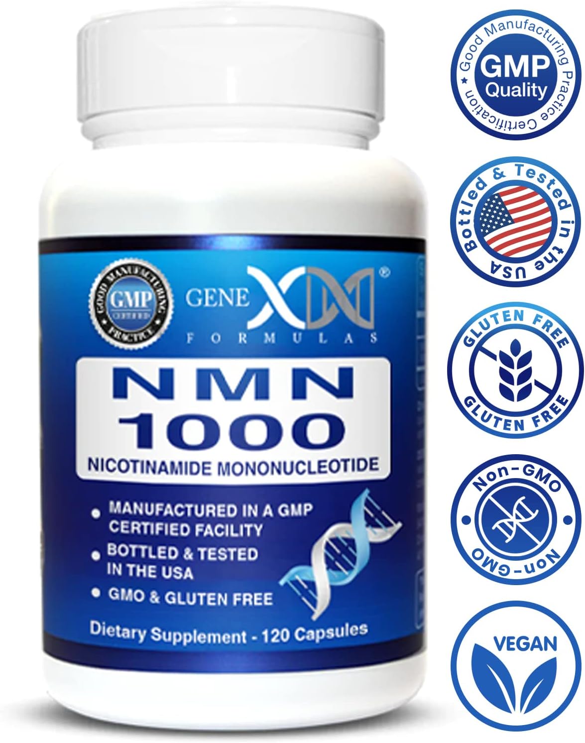 Genex Formulas NMN 1000mg - 120 Cápsulas