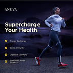 Anuva 16 en 1 Cápsulas de Sea Moss con Aceite de Semilla Negra, Ashwagandha, Vitamina C, D3, Cúrcuma, Bardana y Minerales - 60 Cápsulas Veganas