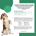 Holistic Bin Canine Chicken Blend Protein Powder Dog Food Toppers | Daily Supplement Powder with Bone Broth, Collagen & Essential Amino | Mobility, Recovery & Overall Wellness | Chicken (50g)
