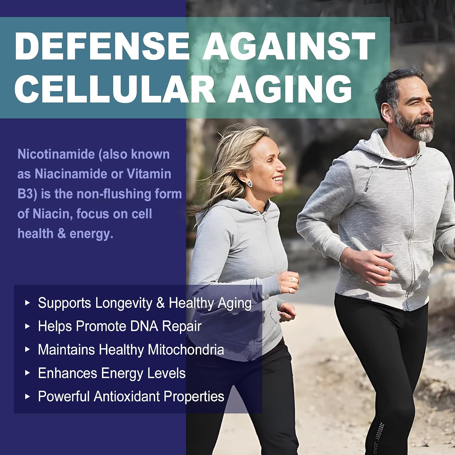 NEVISS Nicotinamide 500mg Gummies - Suplemento de Vitamina B3 con Colágeno