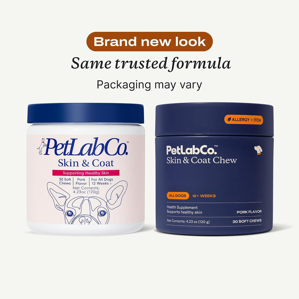 PetLab Co. Skin & Coat Chew – Snack para la piel y el pelaje de perros