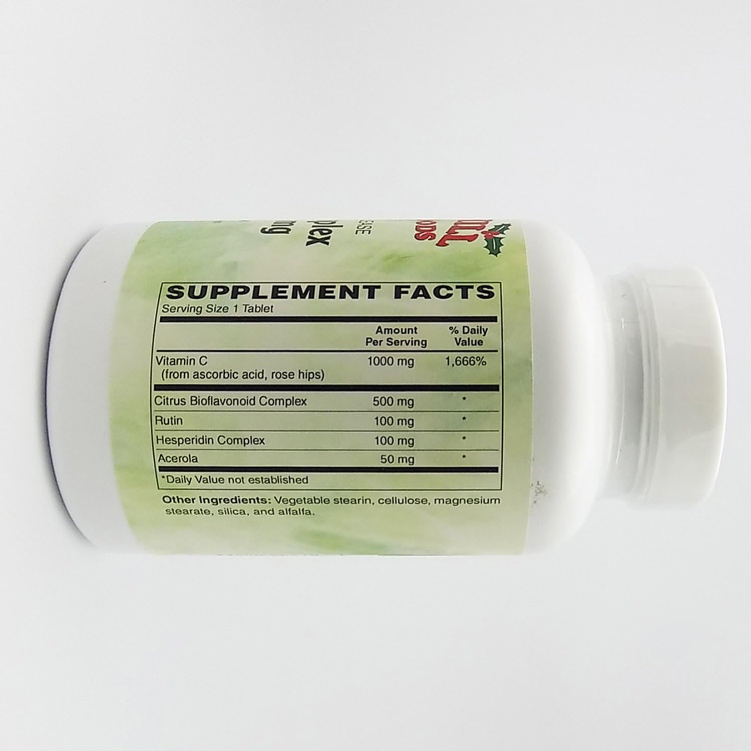 Holly Hill Health Foods, Ultra Complex C 1000 mg, 100 Comprimidos Vegetarianos