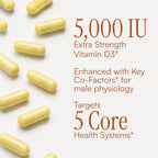 Purity Products Advanced Vitamin D Men's Formula - 60 Cápsulas Vegetarianas