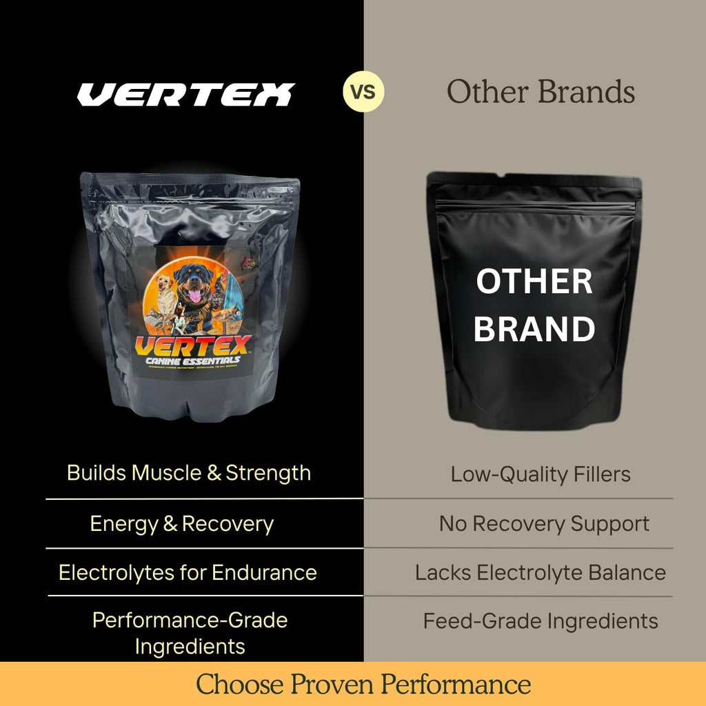Vertex Canine Essentials - Suplemento de Alto Rendimiento para Perros Activos y de Cría (10 lbs)