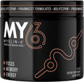 Myelin-6 Drink Mix - Suplemento para la concentración y salud cerebral con AlphaSize, L-Theanine, Teacrine, sabor naranja mandarina, 30 días