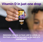 Ddrops Kids Booster 600 UI 100 Drops - Liquid Vitamin D3 for Kids