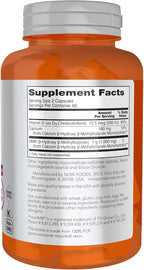 NOW Foods Nutrición Deportiva HMB (β-Hidroxi β-Metilbutirato) 500 mg, 120 Cápsulas Veganas