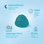 Gummly Jet Lag Remedy Gominolas para Viajes - Apoyo al Ritmo Circadiano - Sabor Tropical Berry - 20 Gominolas