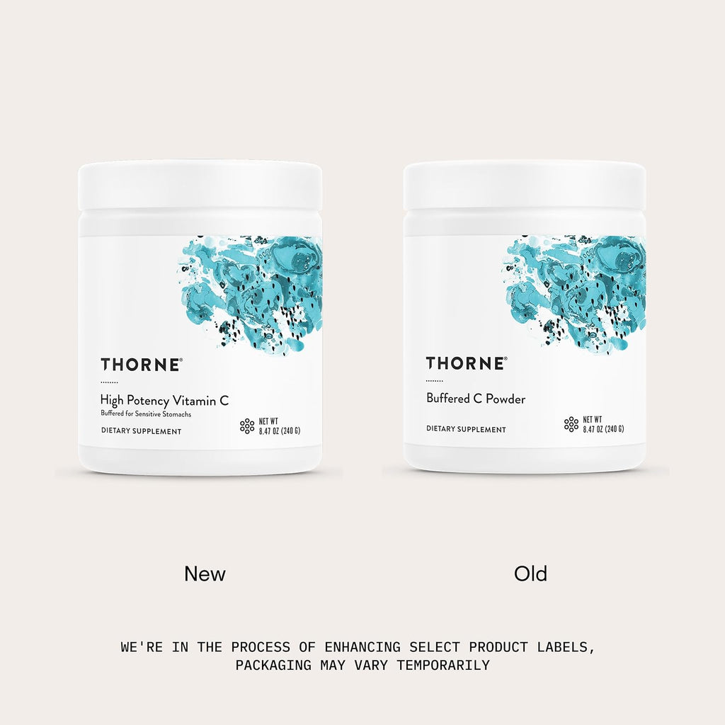 THORNE - Vitamina C Alta Potencia con Calcio, Magnesio y Potasio - 42 Dosis