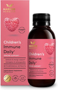 Children's Immune Daily Syrup - Jarabe Inmunológico Infantil con Astrágalo, Codonopsis, Ashwagandha y Regaliz, Sabor Menta Natural - 150 ml (30 dosis)