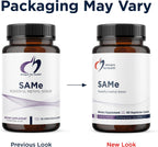 Designs for Health SAMe con B6, B12 y 5-MTHF Cápsulas - 200mg S-Adenosilmetionina con Folato (5-MTHF) + Vitamina B12 - No-GMO y Sin Gluten (90 Cápsulas)
