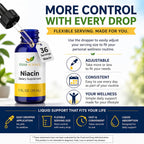Herb-Science Vitamina B3 (Niacina) Líquida - 30 ml (36 Dosis)