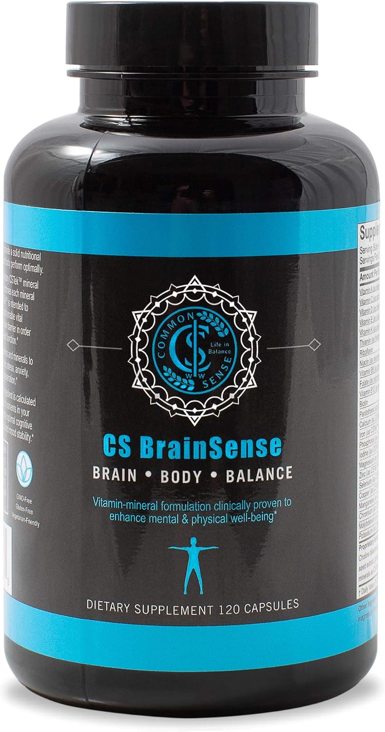 BrainSense – Suplemento para el Estado de Ánimo y la Claridad Mental, 120 Cápsulas
