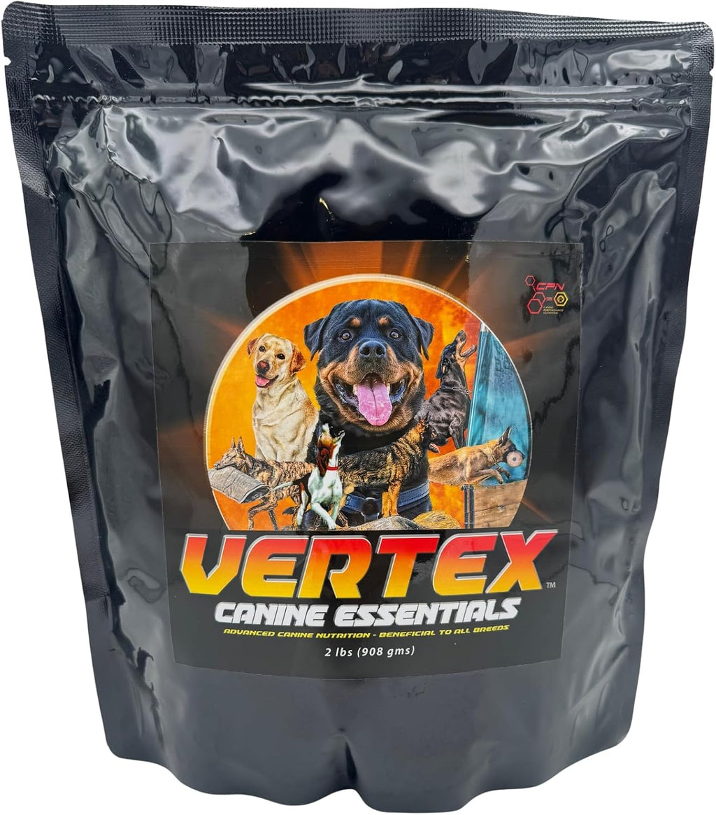 Vertex Canine Essentials – Suplemento de Alto Rendimiento para Perros – Proteína de Hígado, Suero y Huevo – 907 g