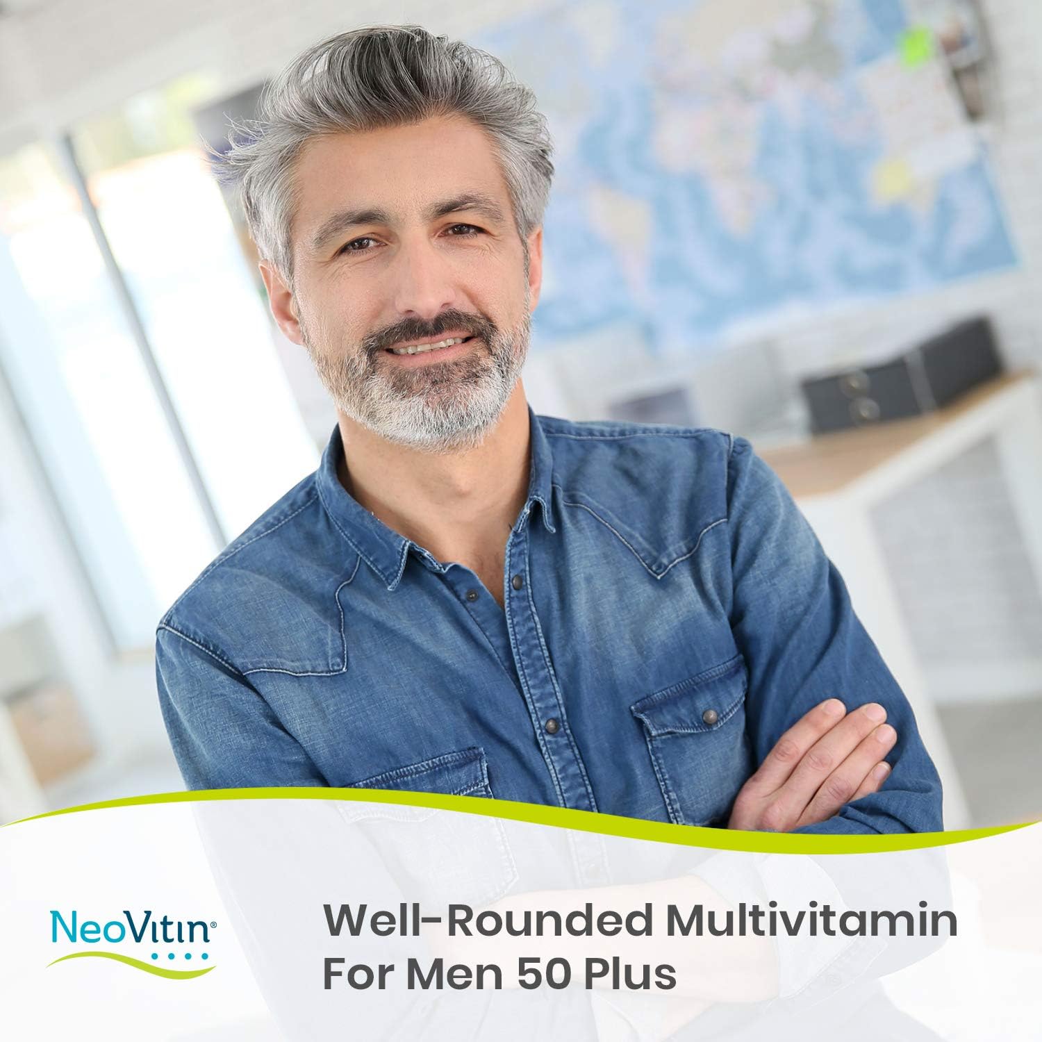 NeoVitin Multivitamínico y Multimineral para Hombres 50+
