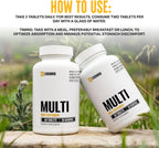 CONDEMNED Multivitamin para Hombres y Mujeres – Vitaminas y Minerales Esenciales – 60 Comprimidos