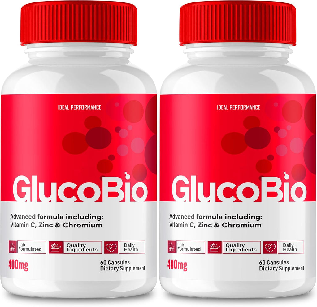GlucoBio Cápsulas, Suplemento de Apoyo GlucoBio - 2 Paquetes