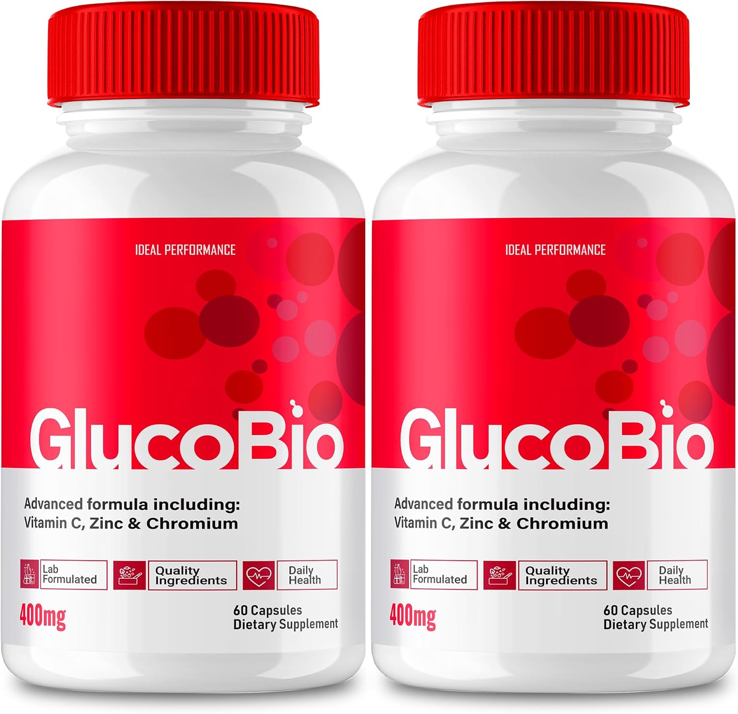 GlucoBio Cápsulas, Suplemento de Apoyo GlucoBio - 2 Paquetes