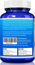 Vitamin D3 4000 IU Food Supplement - 360 Softgels - YounGlo Research
