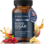Mt. Angel Vitamins Blood Sugar Support - Suplemento con Berberina, Canela y Vinagre de Manzana - 60 Cápsulas
