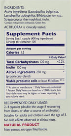 Actiflora+, Potent Natural Biostimulator, 100 Cápsulas Vegetales