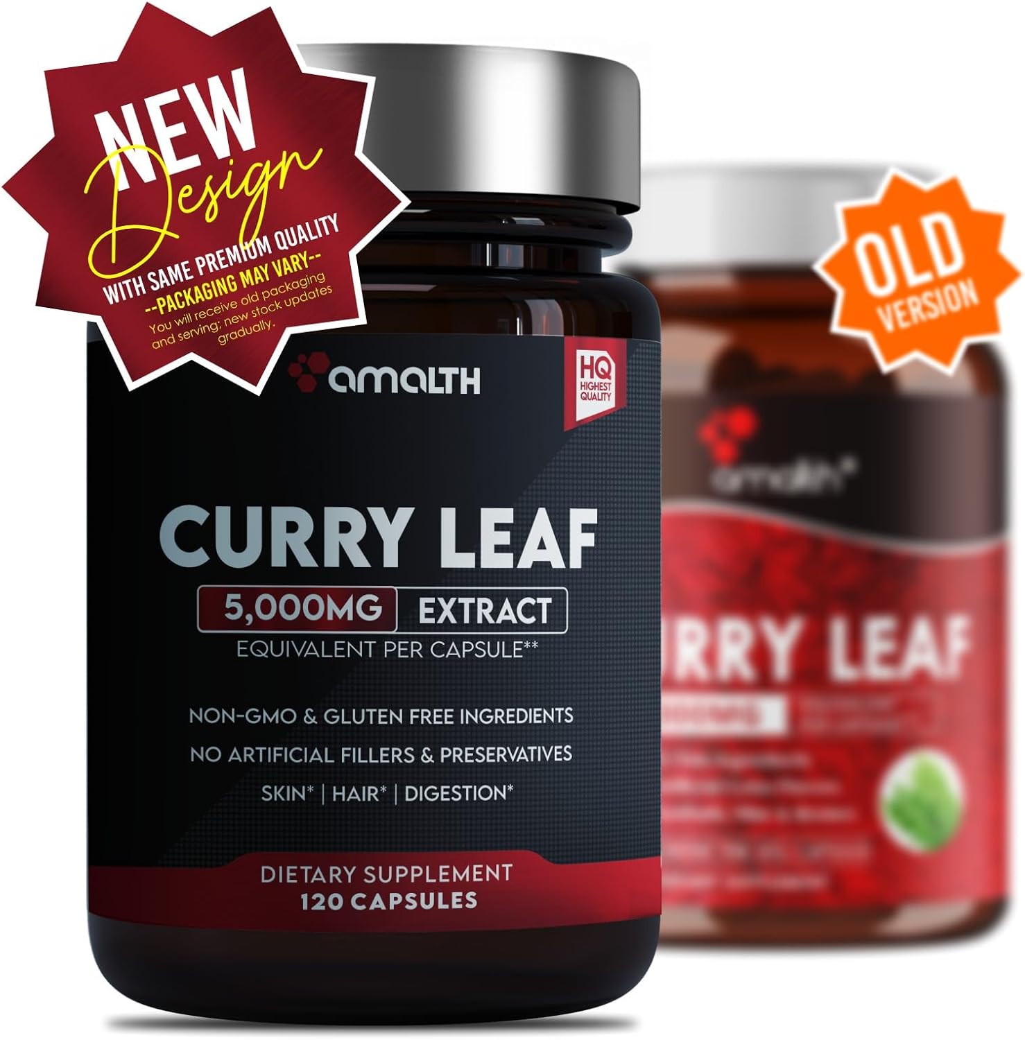 Cápsulas de Extracto de Hoja de Curry 500 mg | AMALTH