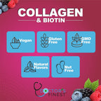 Gominolas de Colágeno y Biotina 10000 mcg - 90 Gominolas Veganas