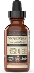 Complete Natural Products Concentrado Orgánico para Riñón y Vejiga para Mascotas - 118ml