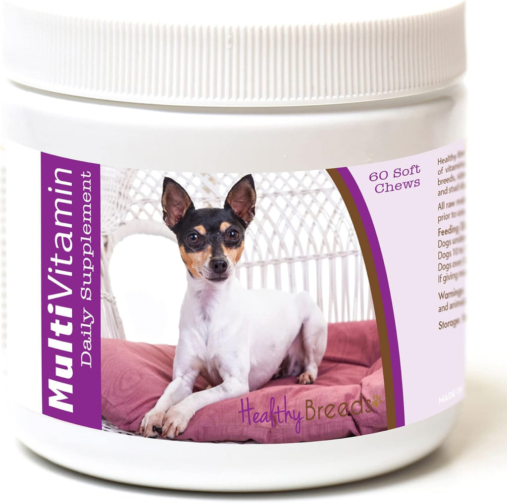 Healthy Breeds Toy Fox Terrier Multivitamínico en Masticables Blandos, 60 unidades