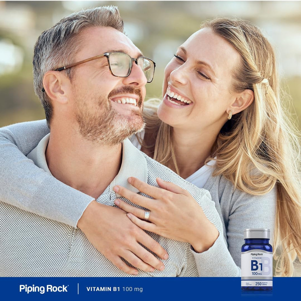 Piping Rock Vitamina B1 100mg | Tiamina | 250 Comprimidos