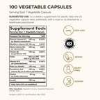 Solgar B-Complex '100' - 100 Cápsulas Vegetales - Apoyo al Metabolismo Energético y Sistema Nervioso - Sin Gluten, Vegano, Sin Soja