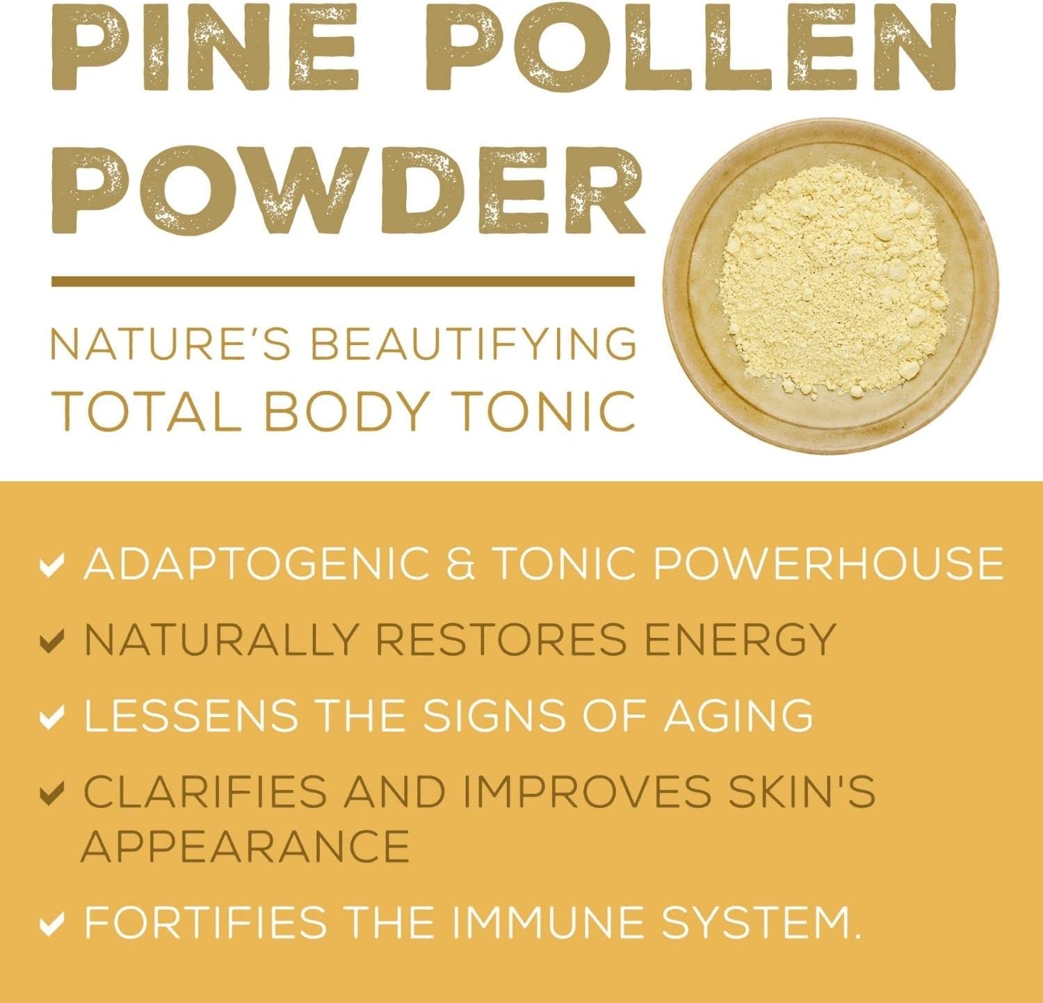 Surthrival Pine Pollen Powder (227 g) - Wild-Harvested, Energy and Endurance Restoration