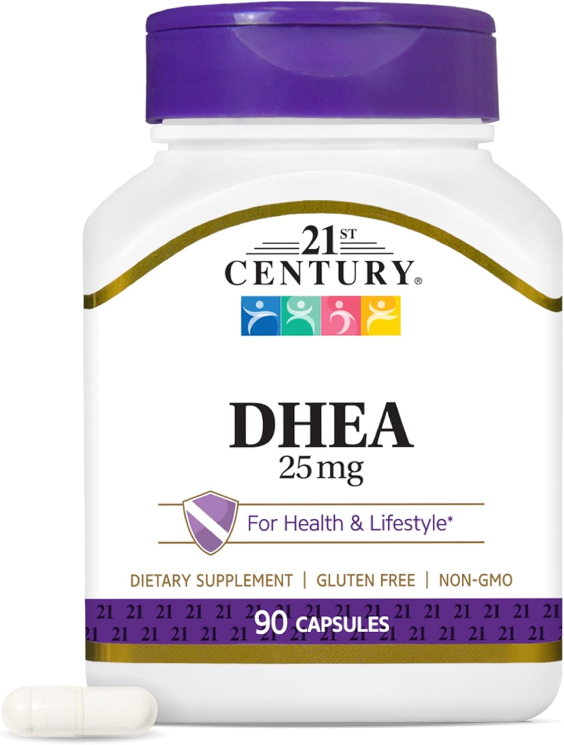 DHEA 25 mg Cápsulas (90 Unidades) – 21st Century