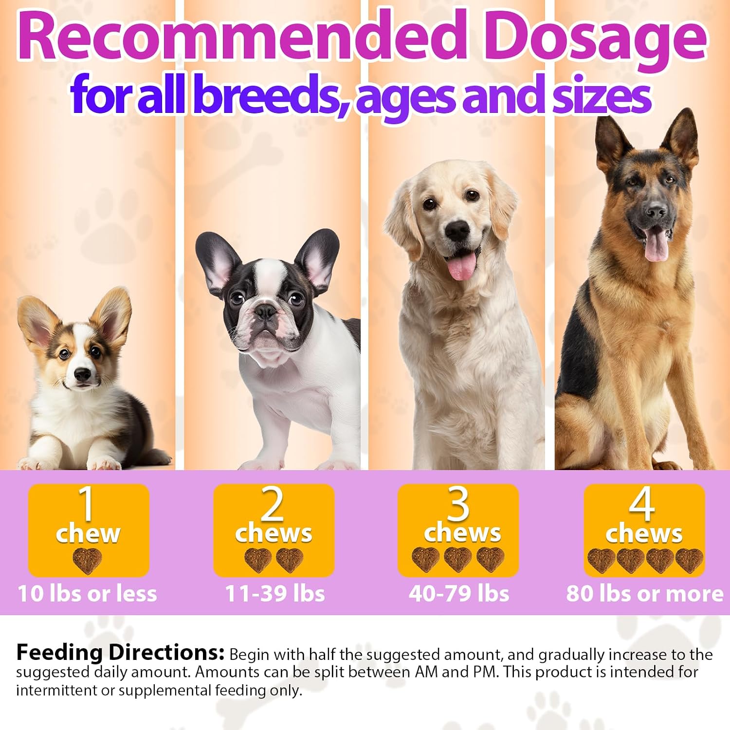 Carmelie Multivitamínico 24 en 1 para Perros - 200 Chewables con Glucosamina, Probióticos y Omega-3 - Sabor Pollo