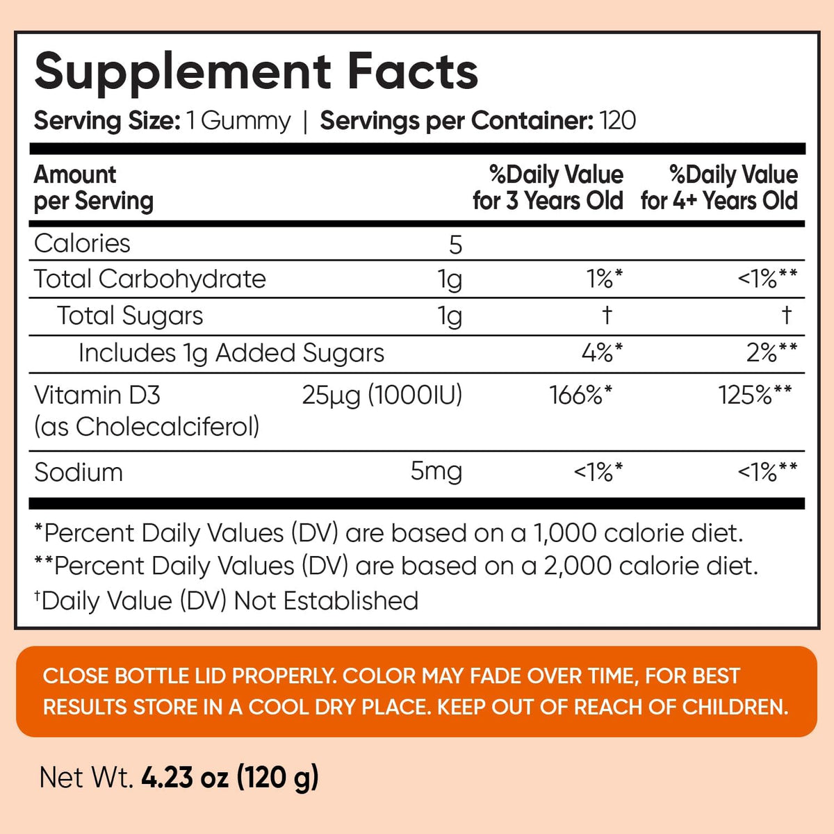 maxmedix Kids Vitamin D3 1000IU | 120 – Contribuye al mantenimiento del funcionamiento normal de los músculos. – Image 4
