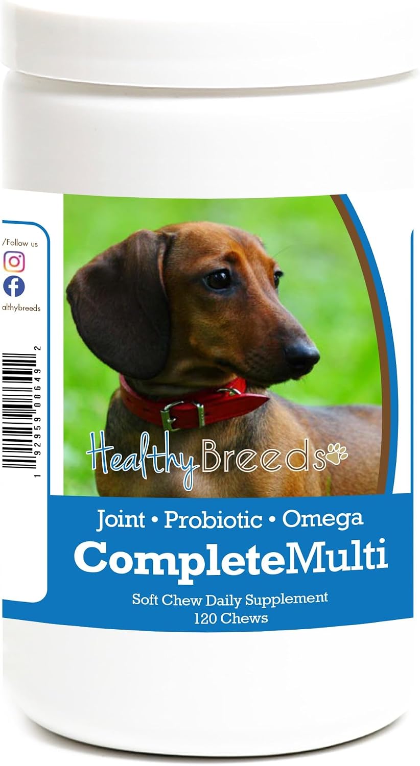 Healthy Breeds Dachshund All in One Multivitamin Soft Chew 120 unidades
