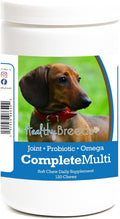 Healthy Breeds Dachshund All in One Multivitamin Soft Chew 120 unidades