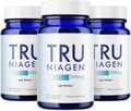 TRU NIAGEN NAD+ Suplemento Patentado, 300mg Niagen, 90 Cápsulas (3 Botellas de 30 Servicios)