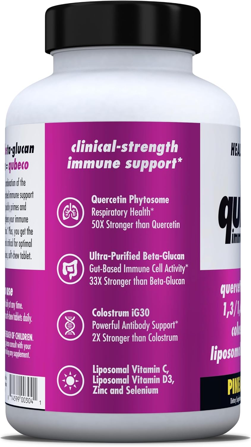 HEALTH DIRECT - Qubeco Immune Support, 56 Comprimidos Masticables Sabor Piña