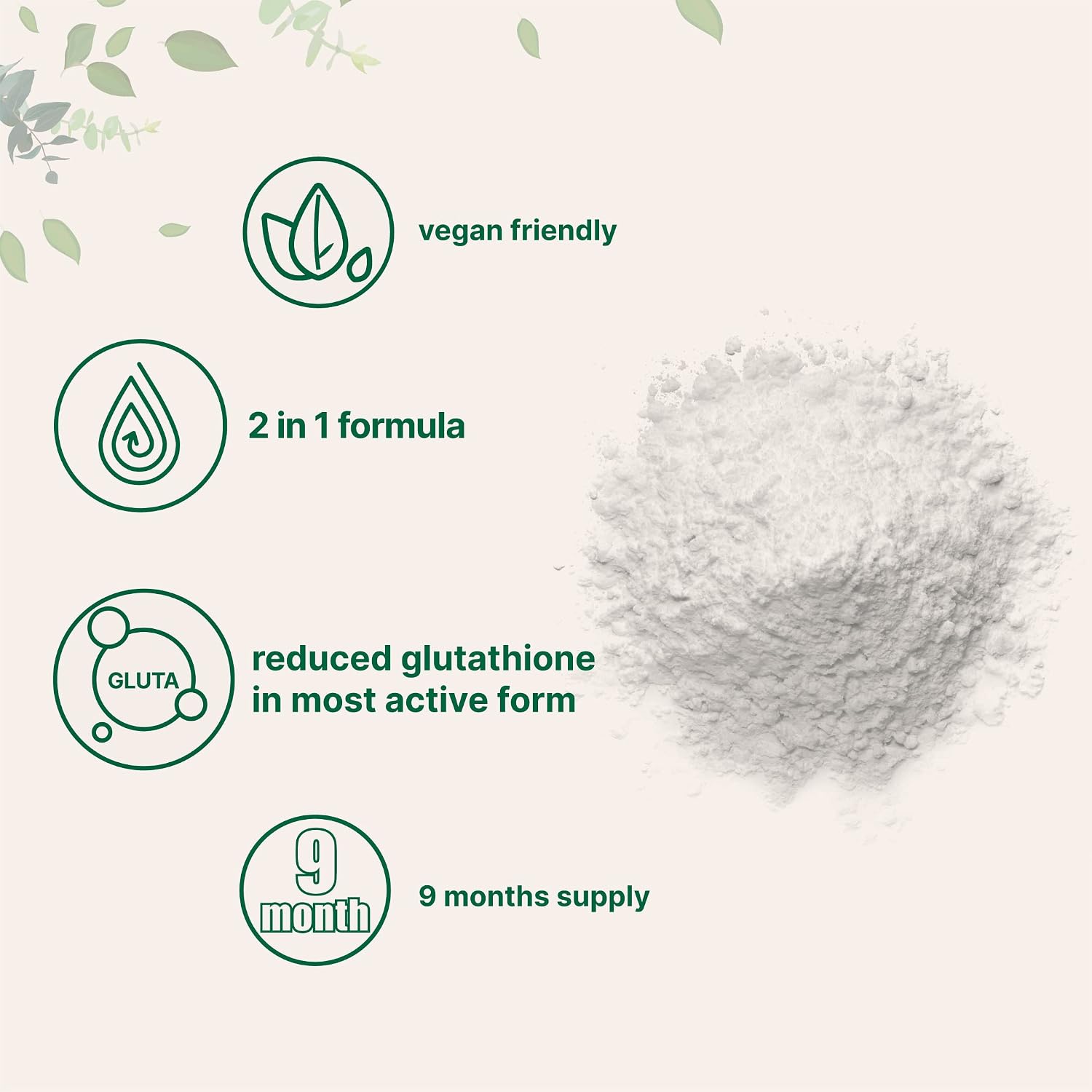 Glutatión Reducido en Polvo con Inositol, 142 g (5 oz) – Micro Ingredients