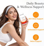 Complejo Avanzado de Glutatión 500mg con Fucoidan y Vitamina C, 60 Cápsulas