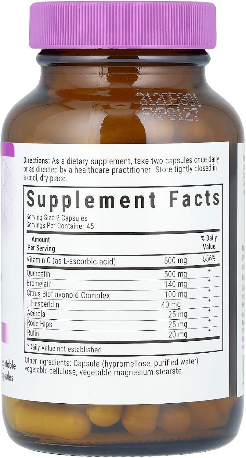 BlueBonnet Super Quercetina Vitamina C, 90 Cápsulas