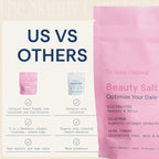 The Skinny Confidential Beauty Salt - Polvo de Hidratación con Colostrum, Electrolitos y Perla