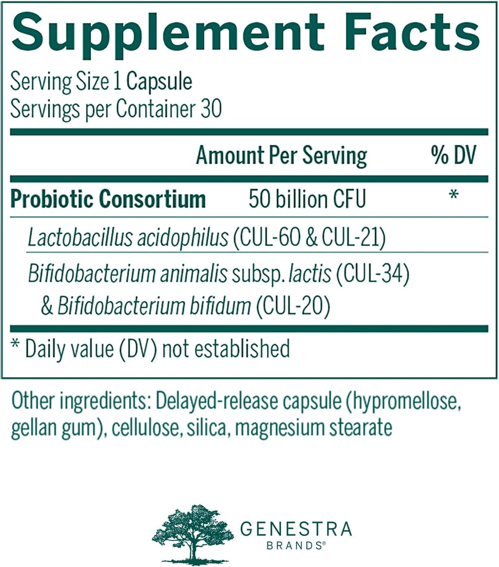 Genestra Brands HMF Intensive 50 | 30 Cápsulas Vegetales
