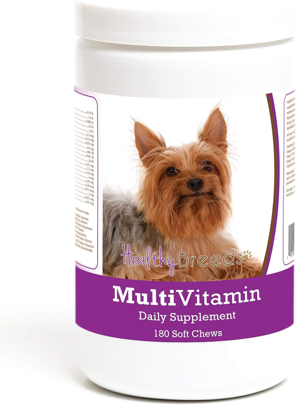 Healthy Breeds Silky Terrier Multivitamin Soft Chew for Dogs 180 Count