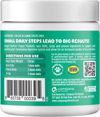 Doggie Dailies Probiótico para Cachorros, Probióticos con Enzimas Digestivas, Apoya la Salud Digestiva e Inmunológica, Sabor – Image 10