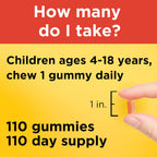 Nature Made Kids First Gominolas de Vitamina C para Niños - 110 Gominolas
