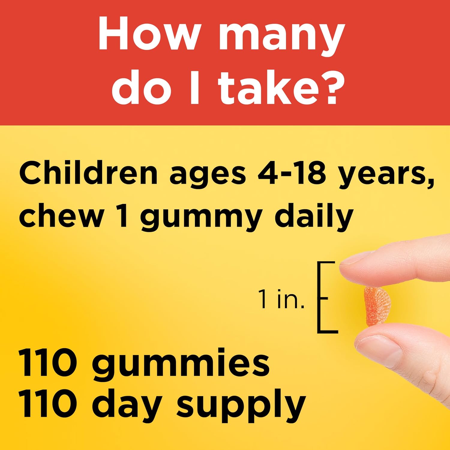 Nature Made Kids First Gominolas de Vitamina C para Niños - 110 Gominolas