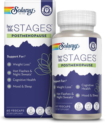 Solaray Postmenopause her Life Stages - – Azafrán (Satiereal®): Un extracto estandarizado de azafrán que ha sido – Image 1